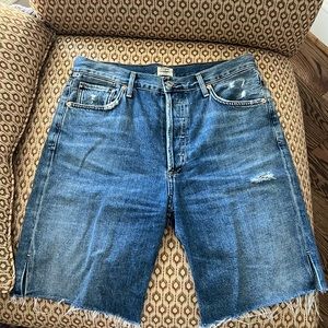 Citizens of Humanity Claudette Premium Vintage Denim Shorts  Size 28